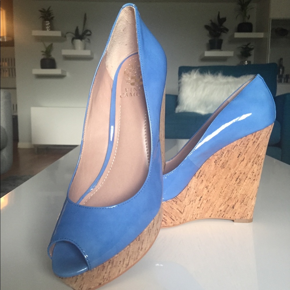 Vince Camuto Ladell Peeptoe Wedge